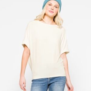 Michael Stars Women's White Short Sleeve Tee